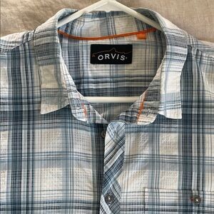 Orvis Men's XL plaid shirt